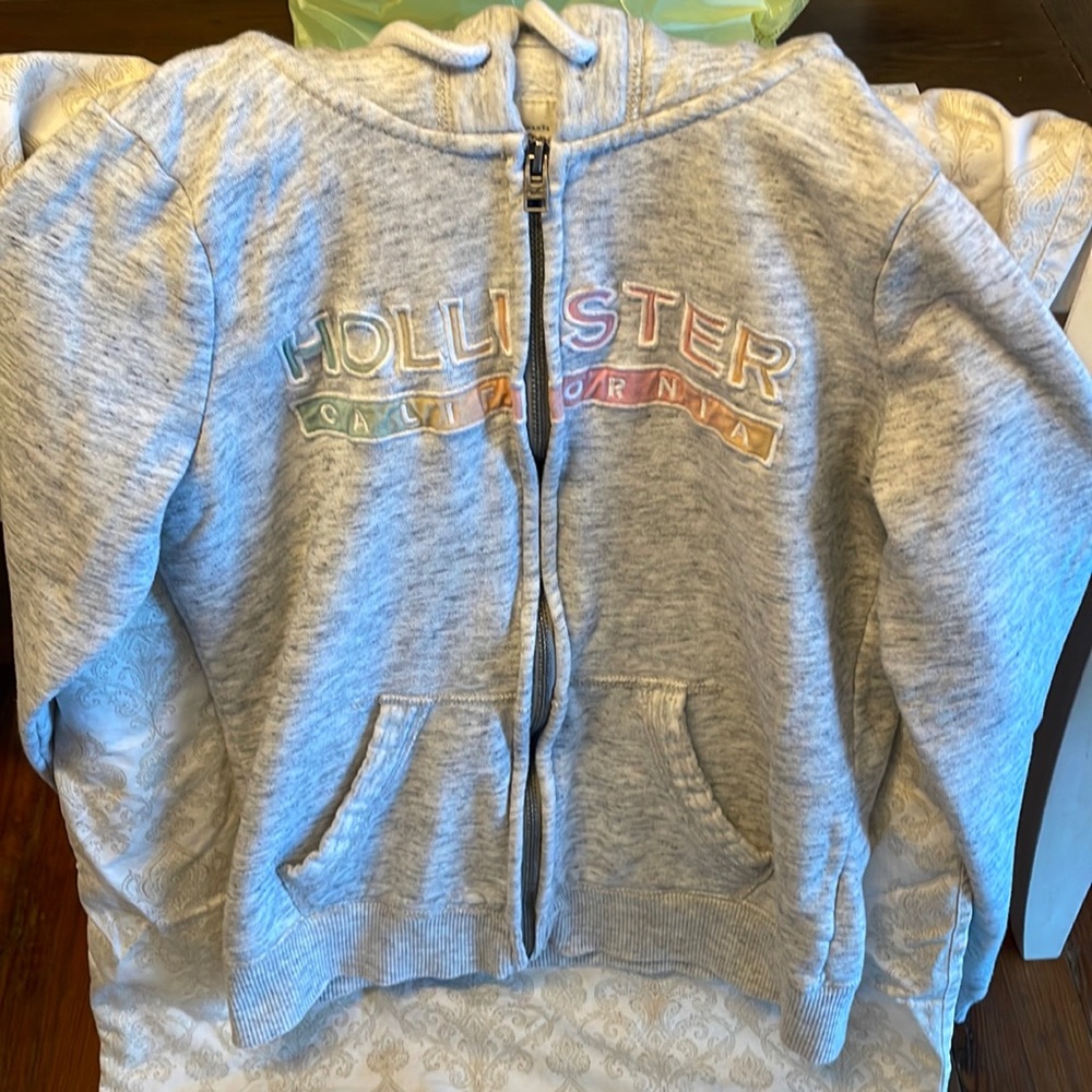 Hollister zip up hoodie